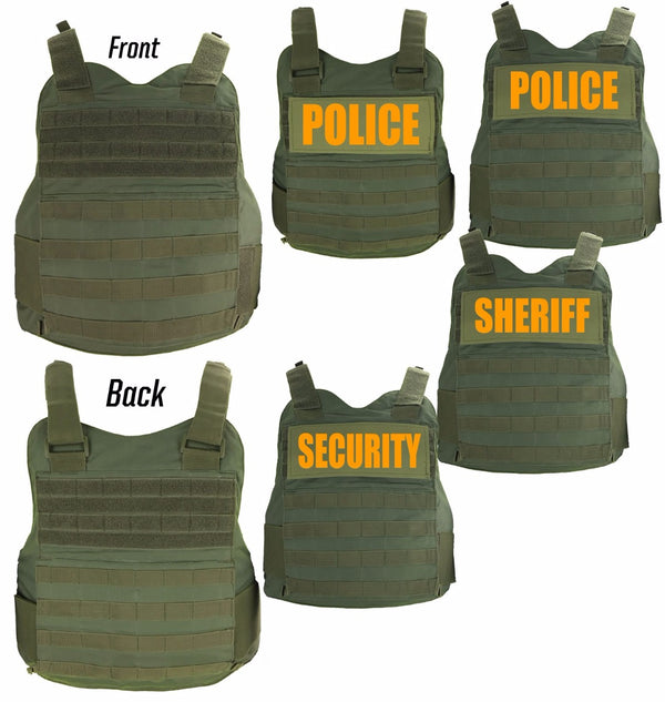 FIRST CLASS TACTICAL BODY ARMOR CARRIER (OLIVE GREEN)