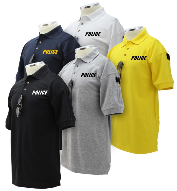 Police Poly/Cotton Tactical Short Sleeve Polo Shirts