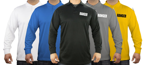 100% Polyester Ranger Tactical Performance Polo Long Sleeve Shirt