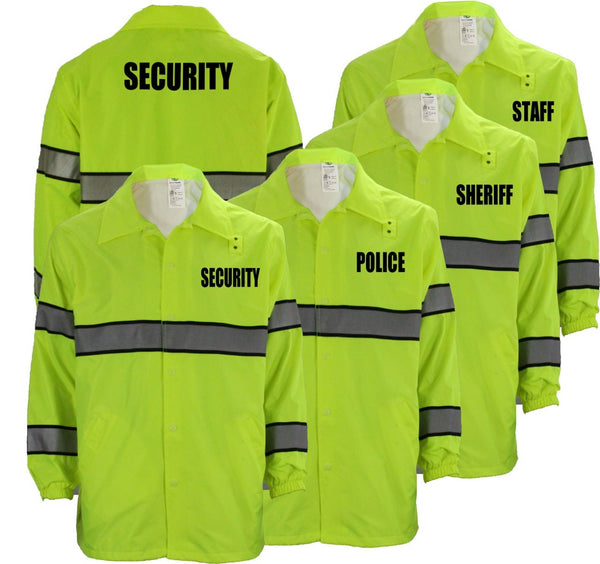 HIGH VISIBILTY WINDBREAKER WITH ID (SECURITY, POLICE, SHERIFF, STAFF)