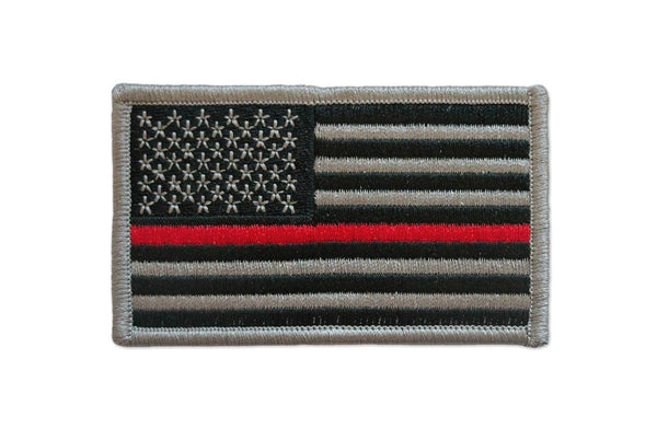 THIN RED LINE U.S. FLAG PATCH