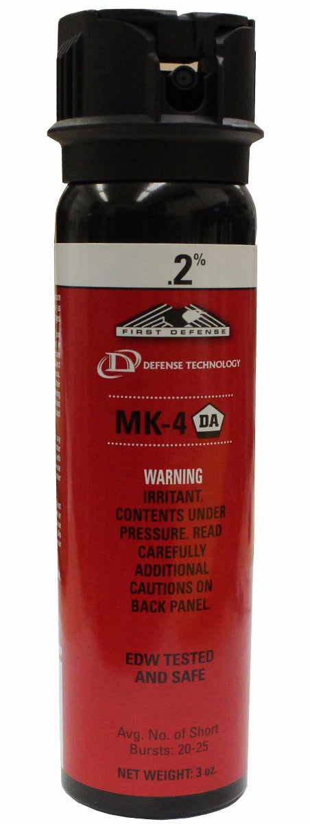 FIRST DEFENSE® MK4 PEPPER SPRAY - LARGE 3 OZ.