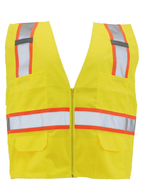 YELLOW REFLECTIVE SAFETY VEST