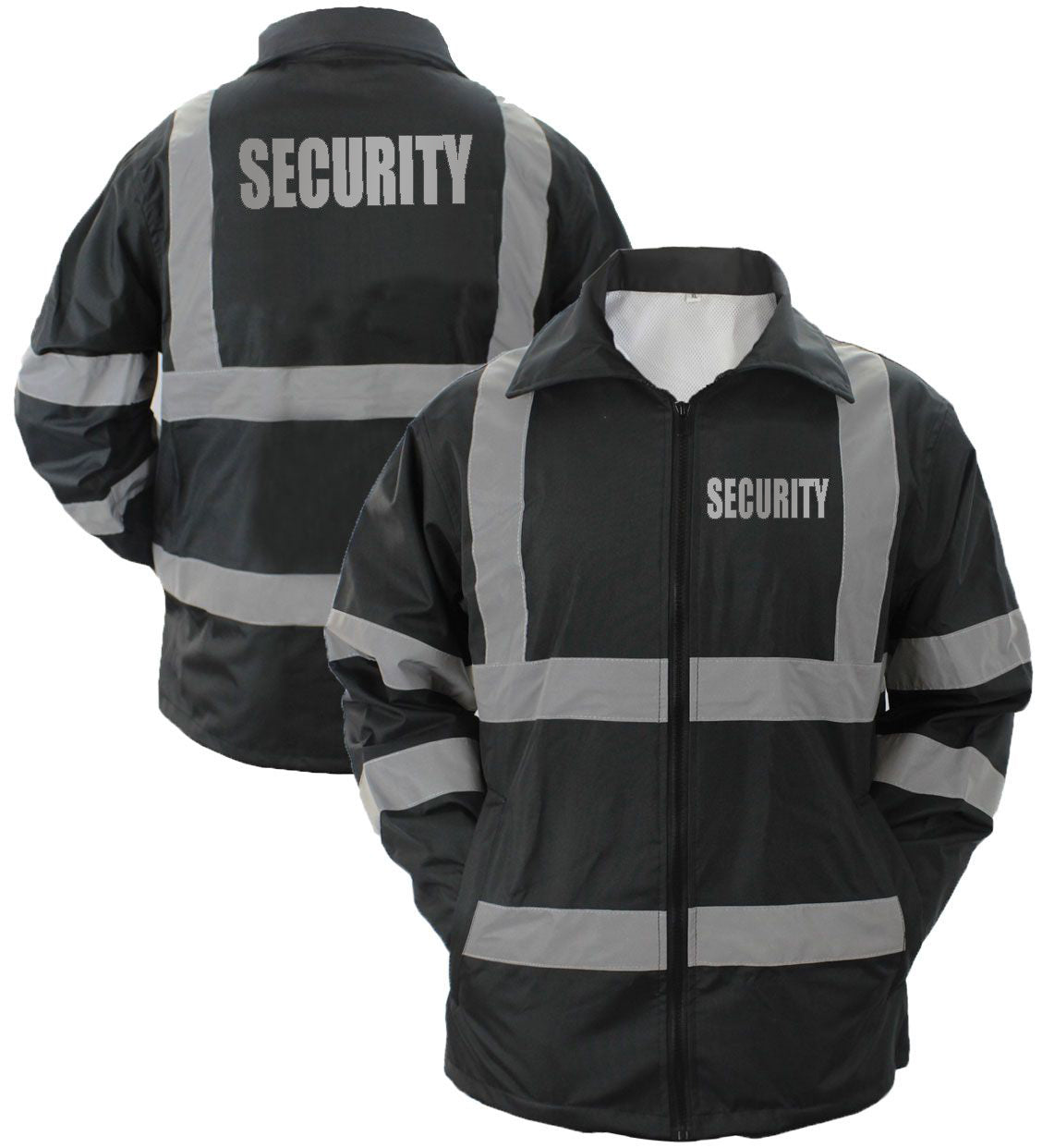 Code Enforcement Jacket REFLECTIVE SECURITY HIGH VISIBILITY RAINCOAT WITH REFLECTIVE STRIPES ...