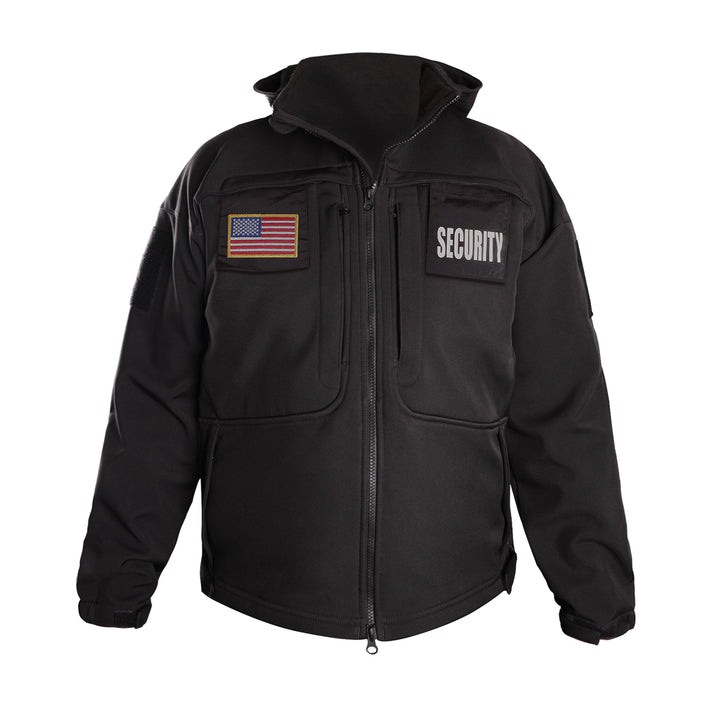 Heavy Duty Soft Shell Hooded ID Jacket – First Class Uniforms