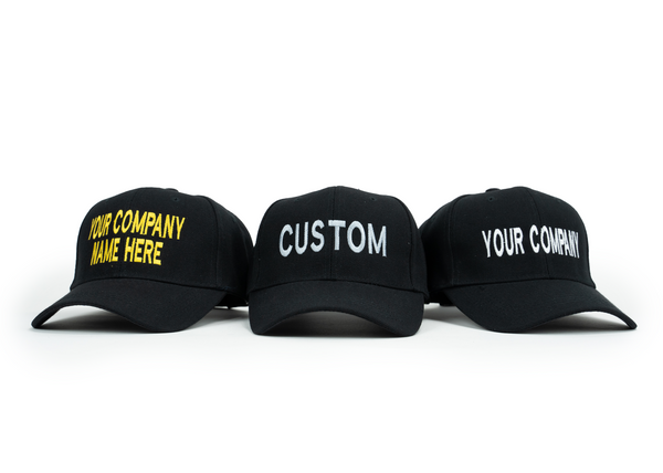 Custom Text Embroidered Caps