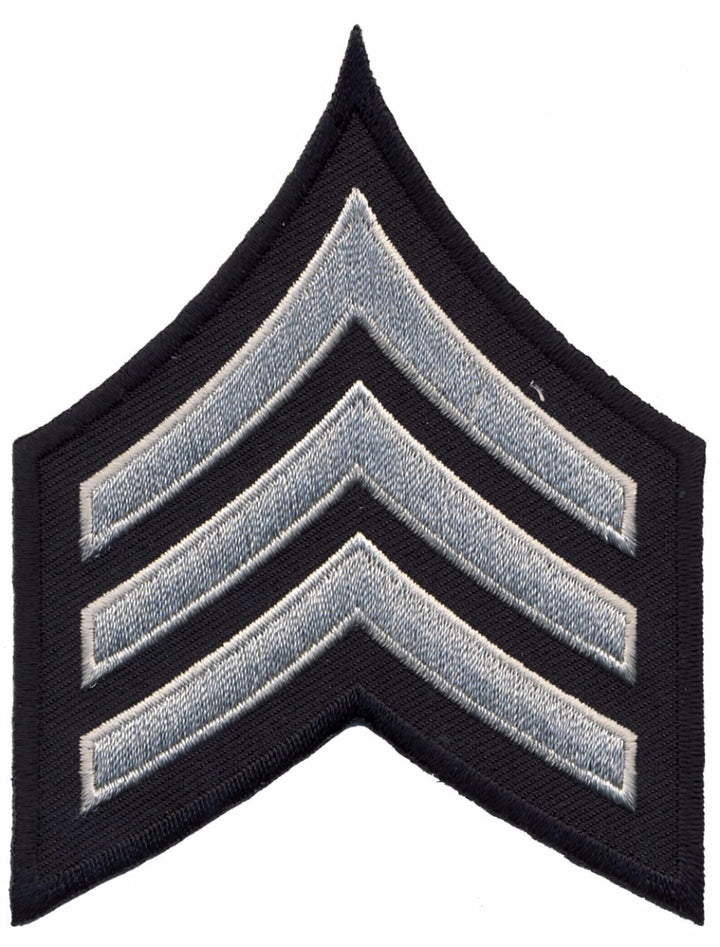 Lapd Color Ranks LAPD CHEVRONS SILVER/BLACK – First Class Uniforms