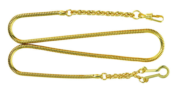 FIRST CLASS WHISTLE CHAIN (SNAKED CHAIN) (PAIR)