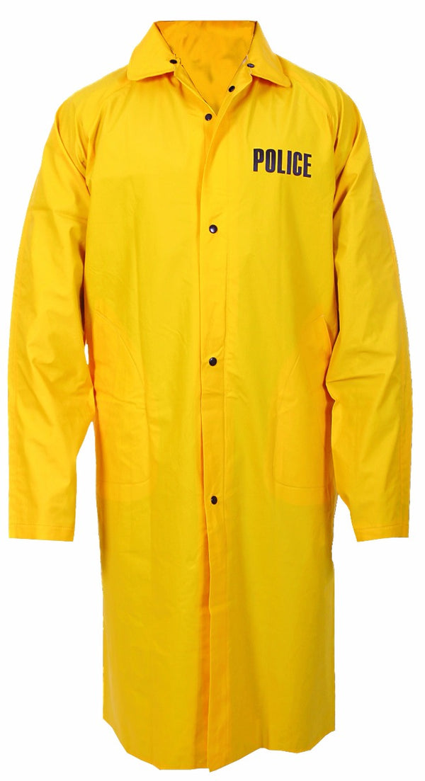 FULL-LENGTH RAINCOAT WITH POLICE ID