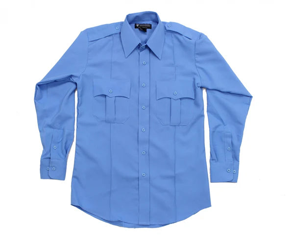 100% POLYESTER LONG SLEEVE ZIPPERED UNIFORM SHIRTS – First Class