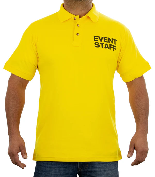 EVENT STAFF POLO SHIRT (YELLOW) – First Class Uniforms