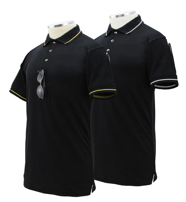 First Class Polycotton Tactical Stripe Polo Shirts