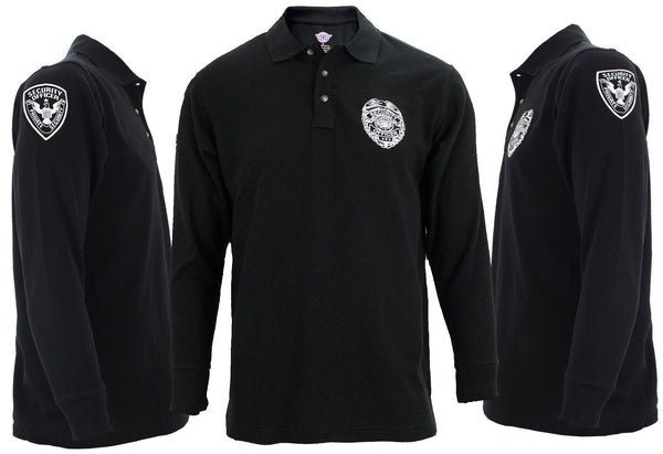FIRST CLASS POLY/COTTON SECURITY LONG SLEEVE POLO SHIRT