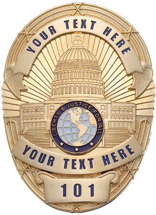 Rush Custom Badge VPB02G – First Class Uniforms