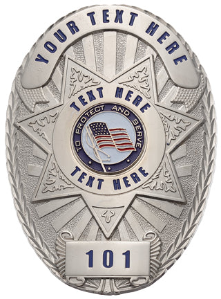 Rush Custom Badge VPB03S – First Class Uniforms