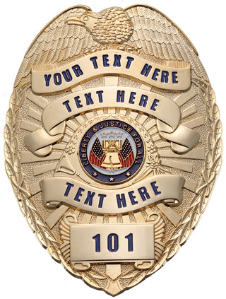 Rush Custom Badge VPB04G – First Class Uniforms