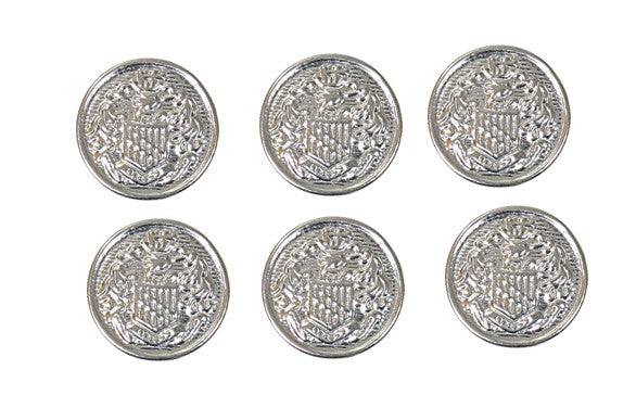 SILVER REPLACEMENT BUTTONS