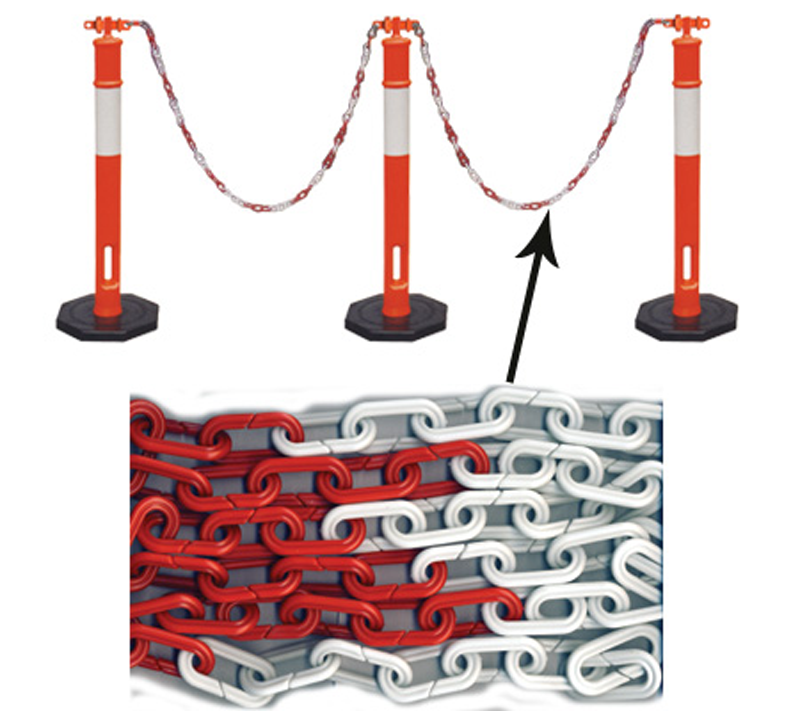 Reflector Rope Chain REFLECTIVE PORTABLE CHAINS – First Class Uniforms