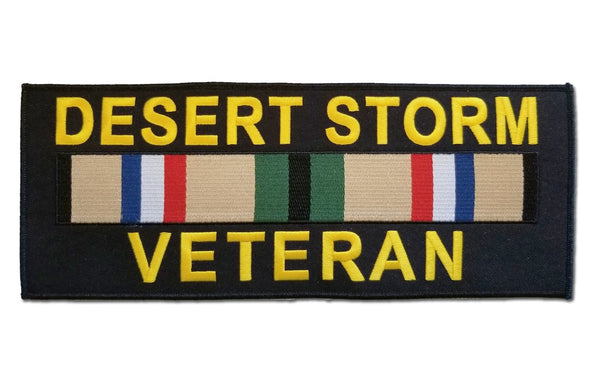 DESERT STORM VETERAN LARGE BACK PATCH EMBLEM
