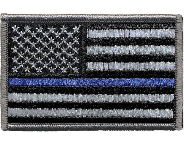 THIN BLUE LINE U.S. FLAG PATCH