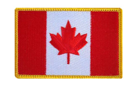 WOVEN CANADA FLAG EMBLEMS