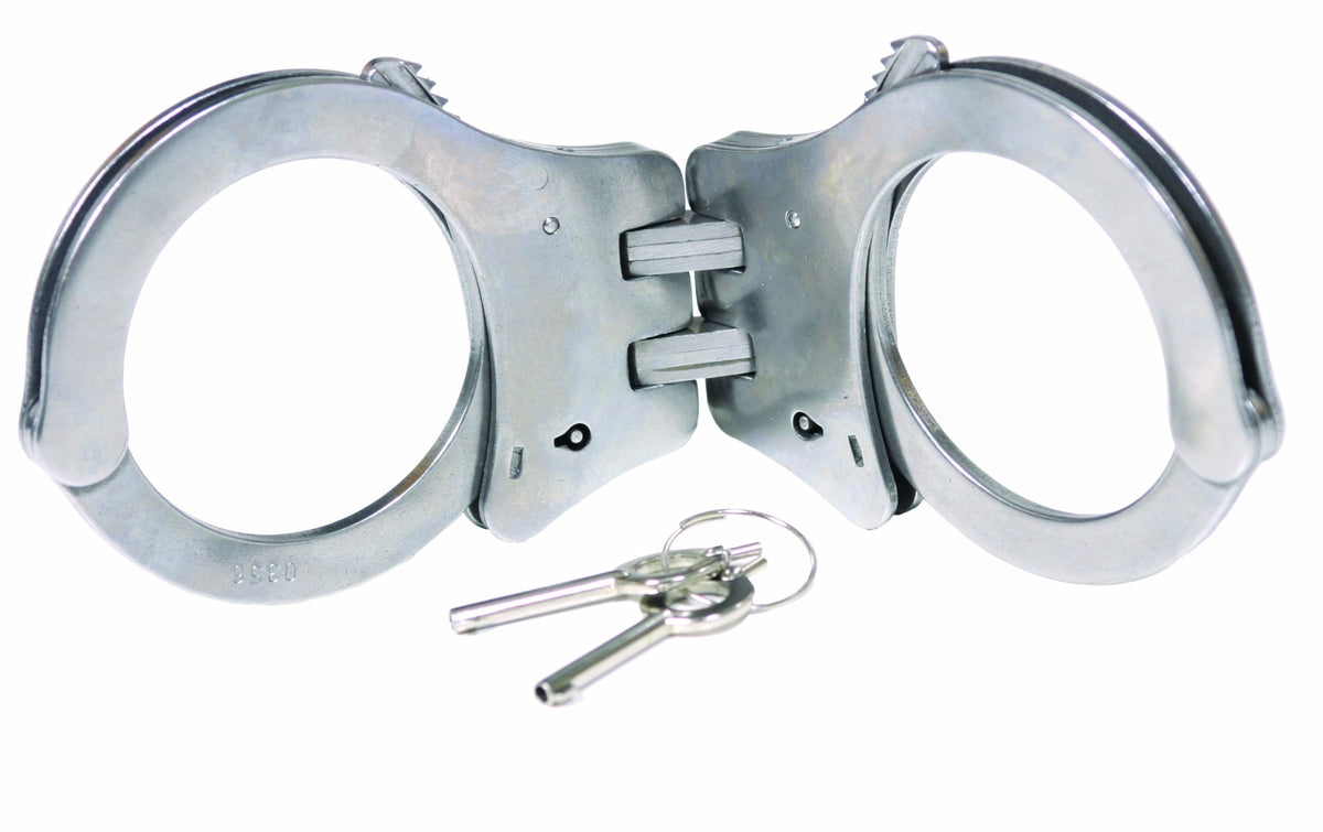 Hand Cuffs Click DOUBLE HINGED HANDCUFFS – First Class Uniforms