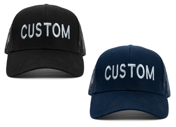 Custom Text Trucker Cap