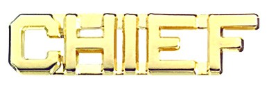FIRST CLASS CHIEF PIN (PAIR)
