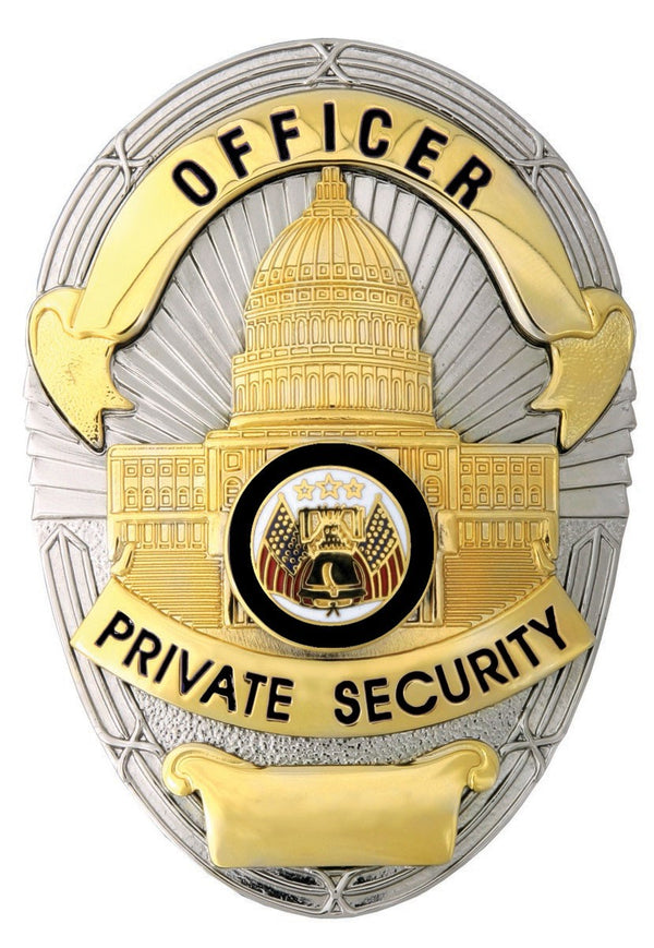 FIRST CLASS PRIVATE SECURITY OFFICER MINI BADGE LAPEL PIN