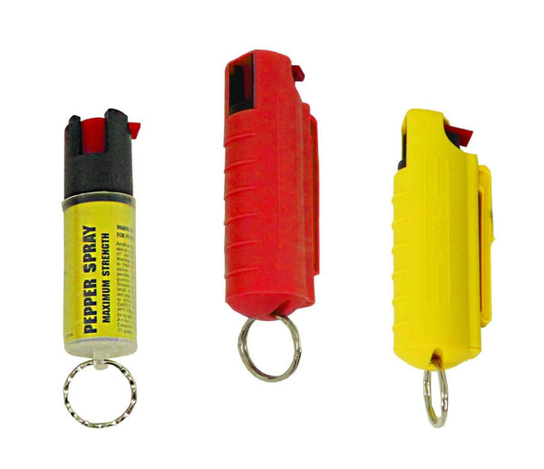 SMALL PEPPER SPRAY WITH HARD CASE & KEY RING (0.5OZ)