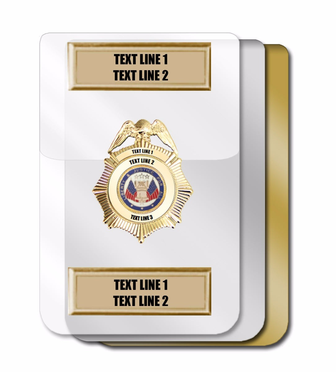 CUSTOM POCKET BADGE - MPB42 – First Class Uniforms