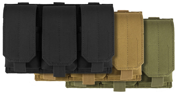 MOLLE Nylon Universal 3 Section Pouch