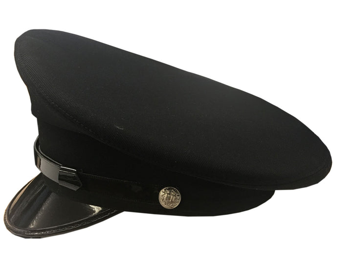 KEYSTONE UNIFORM ROUND FIRE DEPT. CAP BLACK First Class Uniforms