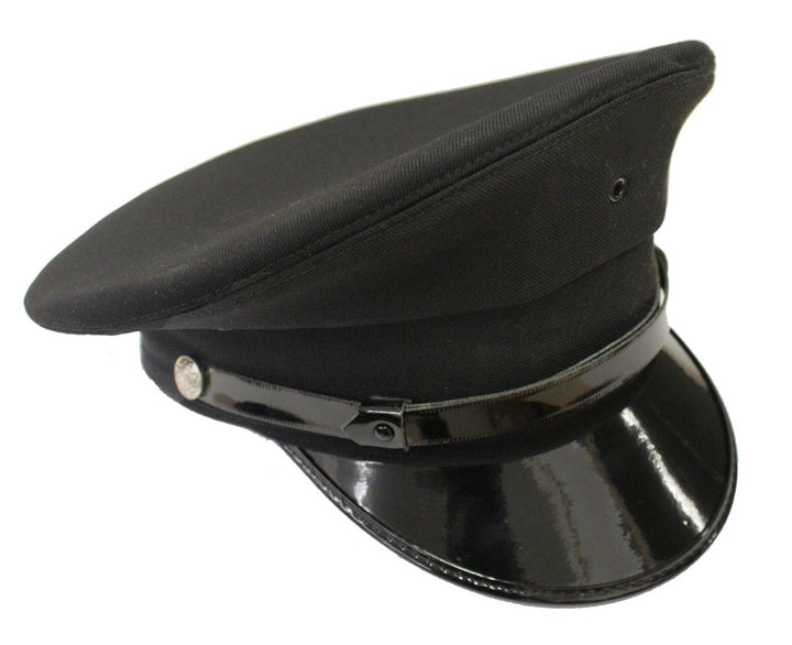 KEYSTONE UNIFORM ROUND FIRE DEPT. CAP BLACK First Class Uniforms