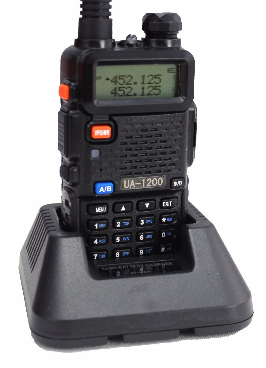 UA1200 VHF/UHF DUAL BAND TWO-WAY RADIO, BLACK – First Class Uniforms