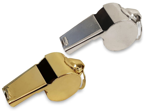 FIRST CLASS GOLD/SILVER WHISTLES